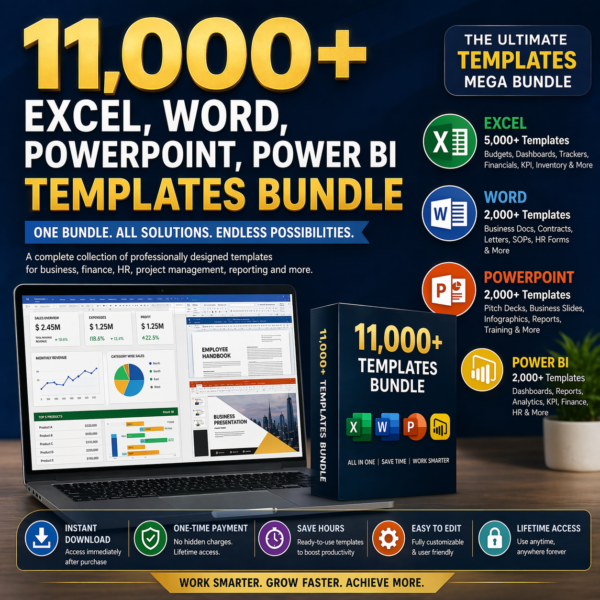 11,000+ Office Templates Bundle